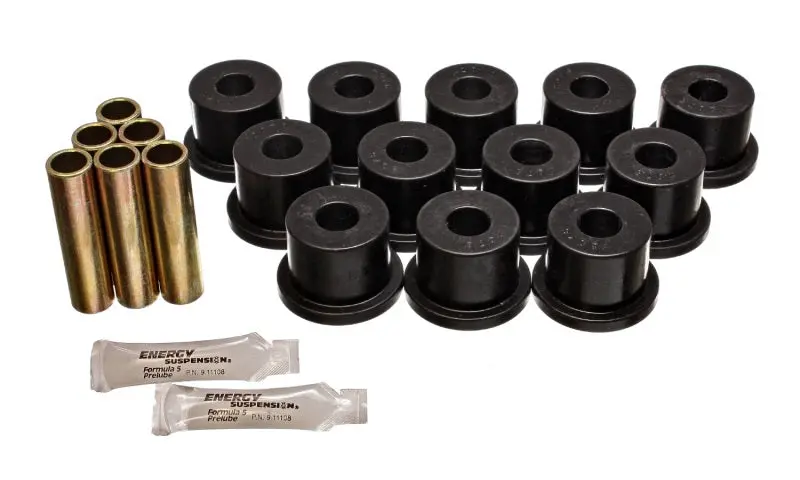 Energy Suspension Gm Rr Sprg & Shackle - Black 1