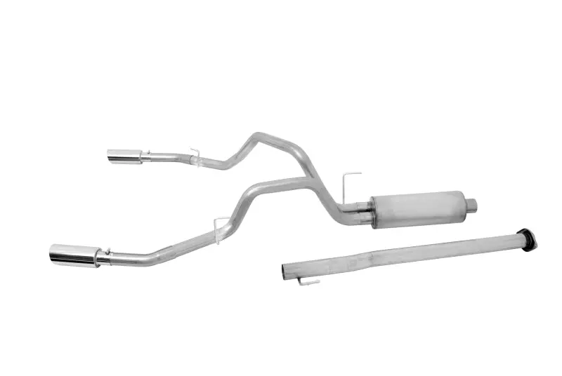 Gibson 15-19 Ford F-150 Xl 5.0L 3In/2.5In Cat-Back Dual Split Exhaust - Stainless 1