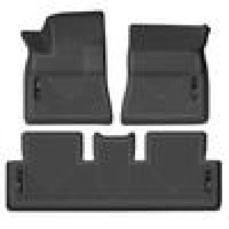 Husky Liners Weatherbeater Floor Liners For 2017–2021 Tesla Model 3 – Front And Second-Row, Black 1