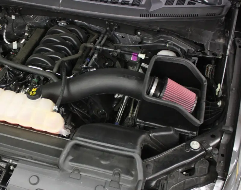 Jlt Performance Cold Air Intake Kit For 2015–2019 Ford F-150 5.0L – Black Textured Housing With Red Filter 1