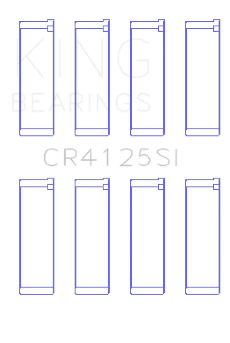 King Bi-Metal Aluminum Rod Bearing Set For Subaru Ej Series (Ej15–Ej25) – 0.25Mm Oversize 1