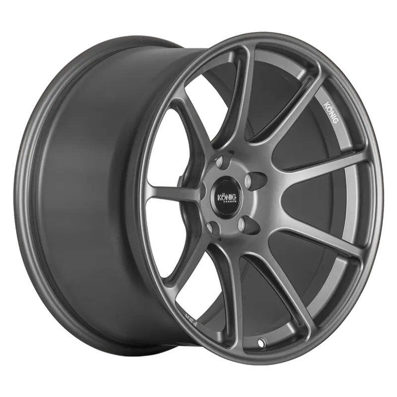 Konig F5R Forged Alloy Wheel – 19X8.5 Inch, 5X114.3 Pcd, Et42 Offset, Ash Silver With Knurled Bead 1