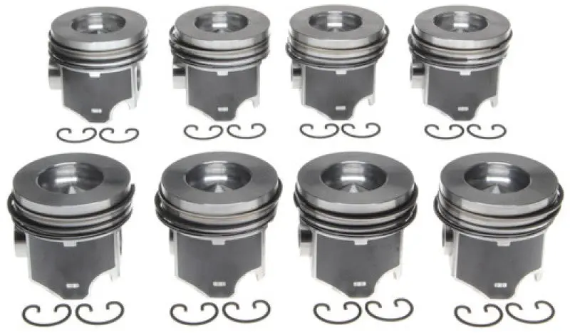 Mahle Oe Replacement Piston Set For Ford 5.4L Sohc V8 (2003–2007, Vin 5) – 0.025Mm Oversize With Piston Rings 1