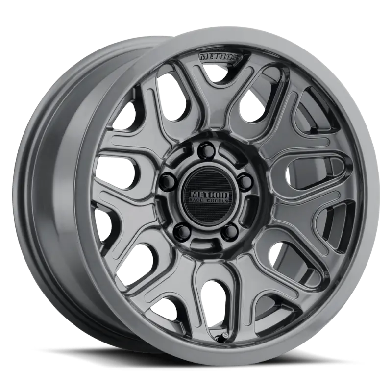 Method Mr322 / 20X9 / 6X135 Bp / 12Et / 5.44In Bs / 87Mm Cb - Gloss Titanium Wheel 1