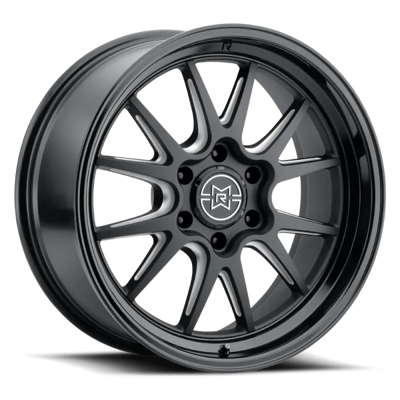 Method Mr802 Double Black Milled Wheel: 20X9", 8X170 Bolt Pattern, -12Mm Offset, 125Mm Center Bore 1