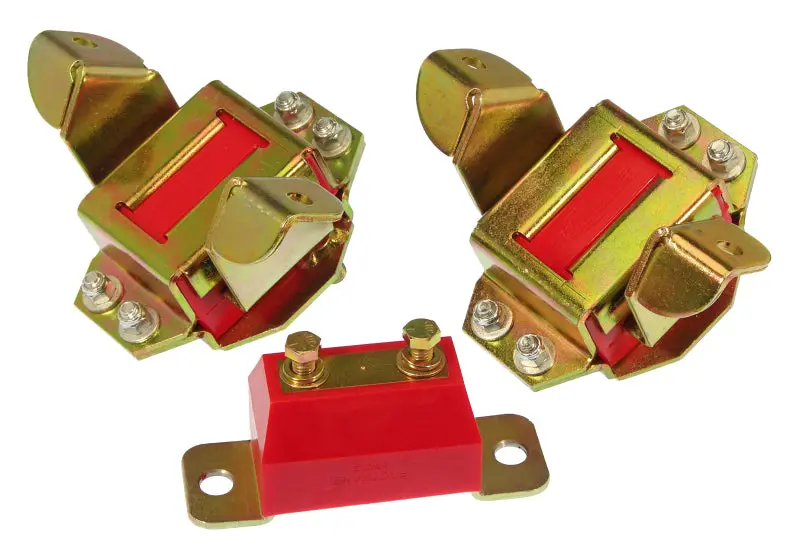 Prothane Red Motor And Transmission Mount Kit For Ford Vehicles 1