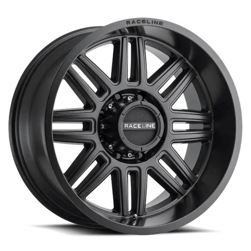 Raceline 948B Split-Design Wheel: 17X8.5", 5X139.7Mm, 0Mm Offset, 106.5Mm Bore – Satin Black 1
