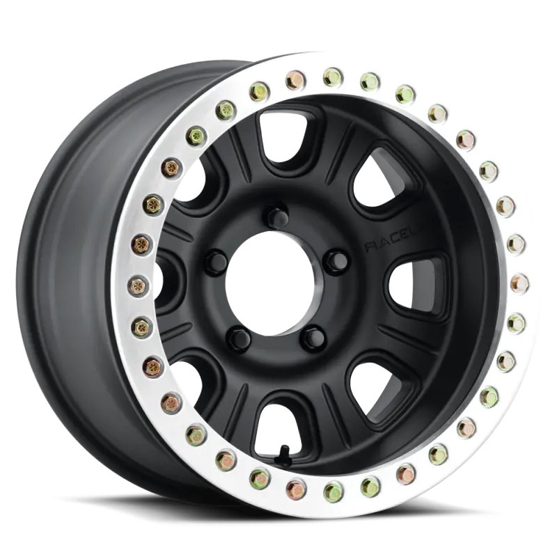 Raceline Rt231 Monster Beadlock Wheel – 17X8.5", 8X165.1Mm, 0Mm Offset, 130.81Mm Bore, Black & Machined Finish 1