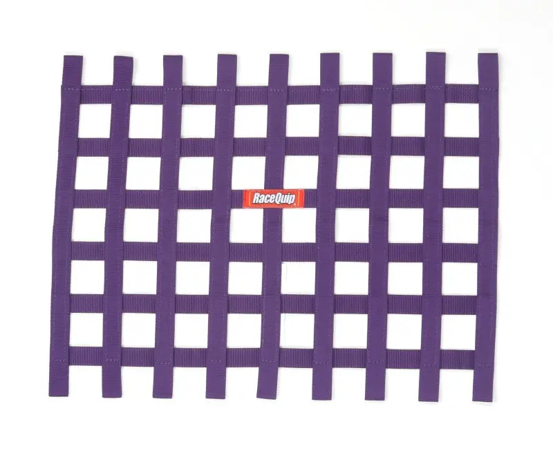 Racequip Purple Ribbon Window Net For Motorsport Safety 1