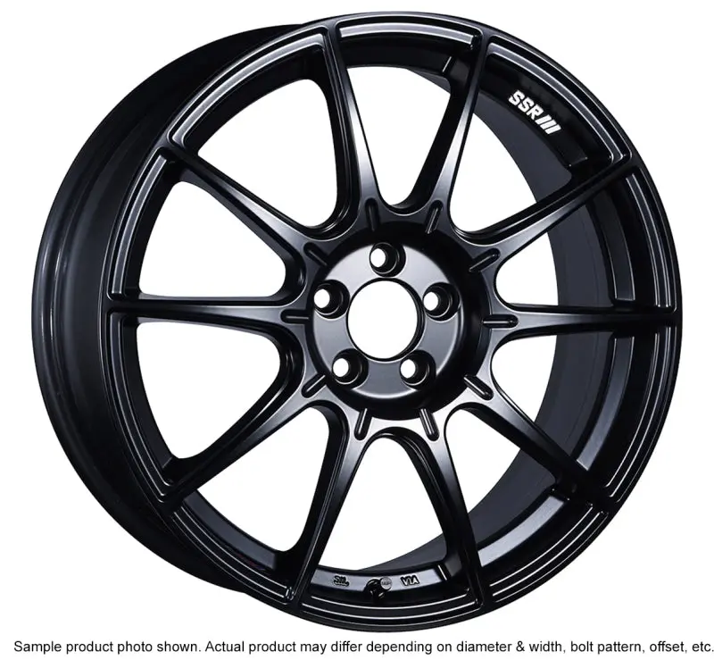 Ssr Gtx01 Flat Black Alloy Wheel – 17X8", 5X114.3 Bolt Pattern, 45Mm Offset 1