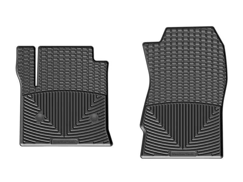 Weathertech Front Floor Mats For 2014+ Chevrolet Silverado – Precision-Fit Rubber Construction, Black 1