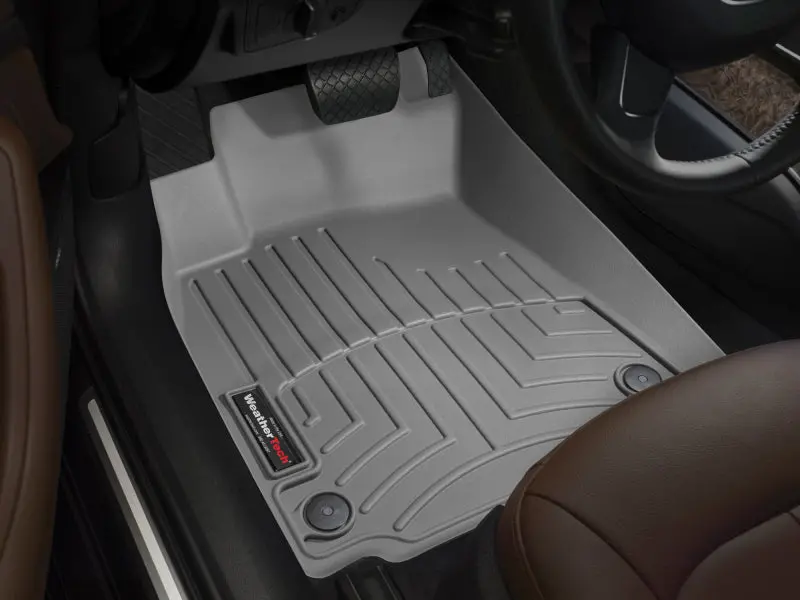 Weathertech Rear Floorliner For 2019+ Cadillac Xt4 – All-Weather Protection, Grey Trim-Matched Design 1