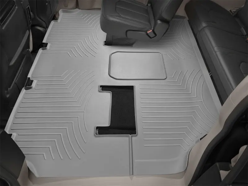 Weathertech Rear Floorliner For 2019+ Cadillac Xt4 – All-Weather Protection, Grey Trim-Matched Design 2