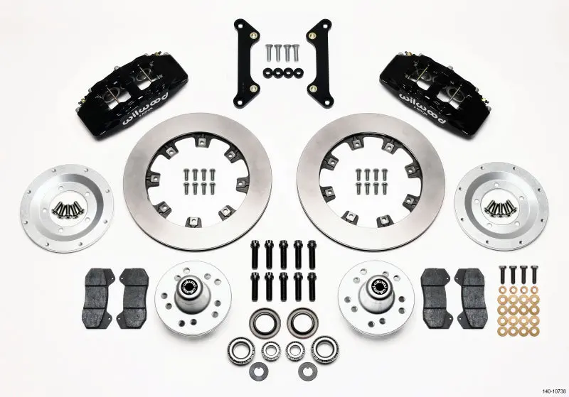 Wilwood Dynapro 6-Piston Front Hub Kit For 1970–1978 Chevrolet Camaro – 12.19-Inch Rotors 1