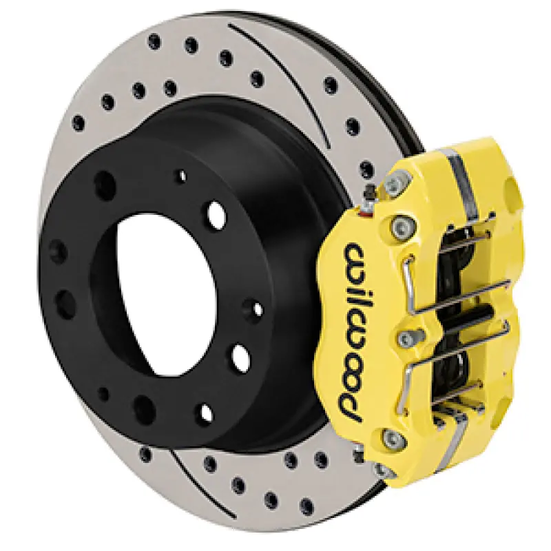 Wilwood Dynapro-P Radial Rear Brake Kit For 1969–1983 Porsche 911 – Narrow Configuration, Yellow Powder-Coated Calipers 1